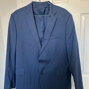 Stafford Tailored Culture Classic Fit Coolmax Blazer/Jacket - Blue - 52L